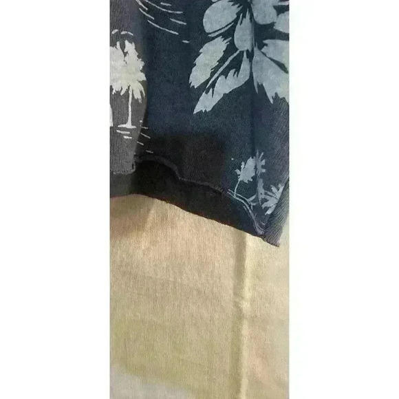 Monrow Hawaiian Vintage Raglan Top Womens Size Small Short Sleeve Crewneck - Picture 5 of 8
